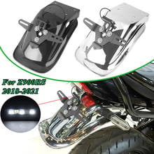 Acessório para-lamas traseiro de motocicleta, guarda-respingo de fender, placa de licença para kawasaki z900rs cafe 2018 2019 2020 2021 2024 - compre barato