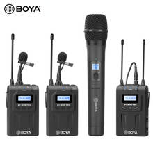 Boya BY-WM8 pro wm4 pro k2 k1 sistema de microfone sem fio uhf omni-direcional lavalier microfone para eng efp dv dslr 2024 - compre barato