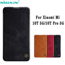 For Xiaomi Mi 10T Pro 5G Flip Case Nillkin QIN Series Leather Cover For Redmi K30 S Casing 2024 - buy cheap