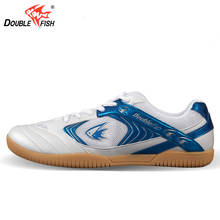 Zapatos de tenis de mesa para hombre, zapatillas deportivas profesionales antideslizantes con agarre de malla transpirable, doble pez, originales, Df918 2024 - compra barato