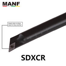 MANF CNC soporte de herramienta de torneado 20mm S12M-SDXCR07 barra de corte Tornillo de acero torno de sujeción de procesamiento bloqueado herramienta de torneado 2024 - compra barato