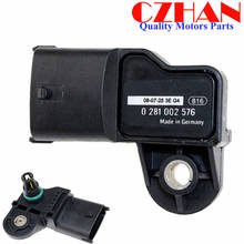 Boost MAP Air Pressure sensor For Cummins Kamaz Volvo Ford Renault 0281002576; 0 281 002 576;3968437;201149033;20524936 2024 - buy cheap