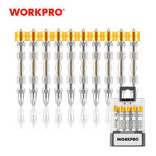 WORKPRO 10 Pcs 65mm Magnetic Screwdriver Bits Set Double-ended bits with magnetic ring PH2 Screw Repair Tool for Home Appliances 2024 - купить недорого
