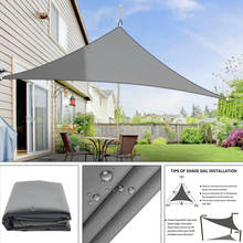 Outdoor Canopy Garden Patio Pool Shade Sail Awning Camping Awnings Waterproof Sun Shelter Triangle Sunshade Protection 2024 - buy cheap