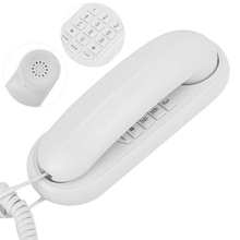 Mini Phone Landline Telephone Desktop Corded Fixed Phone Wall-mounted Telephone Extension Home Phone for Family Hotel Office Use 2024 - buy cheap