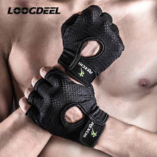 Professional Gym Fitness Gloves Power Weight Lifting Women Men Crossfit Workout Bodybuilding Half Finger Hand Protector 2024 - купить недорого