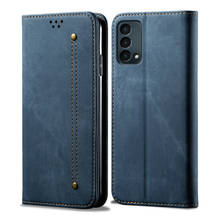 Leather Denim Wallet Shell for Oneplus Nord 2 5G Flip Case Card Slot Funda One Plus N10 N100 N 10 100 N200 CE 2 2022 Phone Cover 2024 - buy cheap