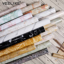 Vinyl Self Adhesive Wallpaper PVC Marble Waterproof Contact Paper Decorative Film Kitchen Cabinets Countertop Furniture Stickers 2024 - купить недорого