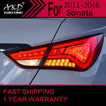 Car Lights for Hyundai Sonata 8 LED Tail Light 2013-2016 Sonata 8 Rear Stop Lamp Brake Signal DRL Reverse Automotive Accessories 2024 - buy cheap