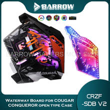 Barrow ASTRO-placa para carcasa de Cougar Conquer, sistema de refrigeración líquida de PC, Deflector de placa de canal, 5V, AURA, 3 pines, CRZF-SDB, V2 2024 - compra barato