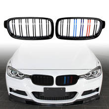 1 Pair Gloss Black/M Color Car Front Kidney Grille Racing Grilles For BMW 3Series F30 F31 F35 2012-2018 Auto Accessories 2024 - buy cheap