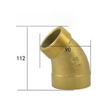 2" BSPP Female To Male Brass 45 Degree Elbow Pipe Fitting Coupler Connector Water Gas Oil 2024 - buy cheap