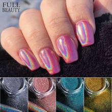 Holographic Powder on Nails Laser Silver Glitter Chrome Nail Powder DIP Shimmer Gel Polish Flakes for Manicure Pigment CH1028-4 2024 - купить недорого
