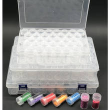 Caja de almacenamiento cuadrada para pintura de diamantes, contenedor de cuentas, accesorios de mosaico, herramientas, 60 botellas 2024 - compra barato