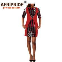 African Dresses for Women Bodycon Dress Short Sleeve Mini Dress Casual Plus Size Party Summer Dress Ankara Print Dress A7225133 2024 - buy cheap