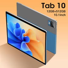 Tab 10 Tablet 10.1 inch 12GB RAM 512 ROM 10 Core Android 11.0 Gaming laptop Dual 5G SIM Tablettes GPS WiFi Type-C Calling Tablet 2024 - buy cheap