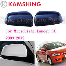 CAPQX 2 uds para Mitsubishi Lancer EX 2009, 2010, 2011, 2012 exterior de visión trasera cubierta del espejo retrovisor tapa guarnición carcasa 2024 - compra barato