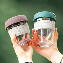 Vaso magnético con separación de agua para té, taza de vidrio a la moda, Simple, creativa, magnética, vaso portátil de altura, Linda botella de agua 2024 - compra barato