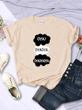 Camiseta de dibujos animados japoneses Oya Haikyuu para mujer, Tops de gran tamaño, camisetas de estilo de moda, camisetas holgadas para mujer 2024 - compra barato