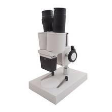 40X бинокулярный стерео микроскоп 57 мм рабочее расстояние промышленный микроскоп для мобильного телефона ремонт минеральный смотреть 2024 - купить недорого