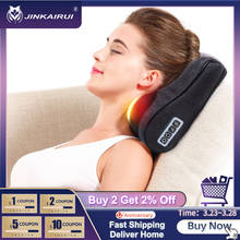 Shiatsu Kneading Massager Neck Massager Pillow Wave Curve Home Car Dual-use Massage healthy Massagea For Shoulders 2024 - buy cheap