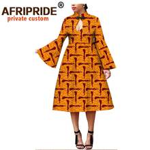 African Print Dresses for Women Ankara Clothes Plus Size Sexy Party Outfits Midi Dress Flare Sleeve Casual Attire A1825110 2024 - buy cheap