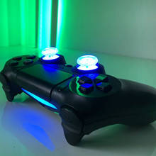 Bevigac 2 набора DIY LED Light-up аналоговые джойстики для джойстиков для Playstation 4 Play Station PS4 Microsoft XBOX ONE контроллер 2024 - купить недорого