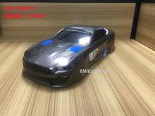 Ewellsold 1:10 RC car parts 1/10 RC racing on-road drift car painted PVC Body Shell (size:435*195mm,wheelbase 250mm) 2024 - buy cheap