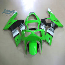 Motorcycle Injection fairings kit for KAWASAKI Ninja 2003 2004 ZX6R ABS racing fairing kits ZX 6R 03 04 green black bodywork 2024 - buy cheap