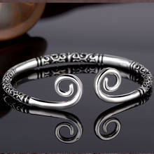 Подростковый Золотое кольцо браслет в китайском традиционном стиле аксессуары браслет Викинг мужчин Браслет-манжета для женщин 2024 - купить недорого