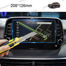 car GPS navigation screen anti-scratch protective toughened tempered film for hyundai tucson 2016 2017 2018 2019 2020 sticker 2024 - buy cheap