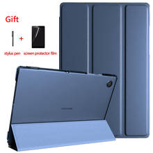 Чехол для планшета Samsung Galaxy Tab A8 10,5 дюйма, 2022 дюйма, для Samsung Tab A8 10,5, SM-X200/X205, трехскладной чехол-подставка для A7 Lite 2024 - купить недорого