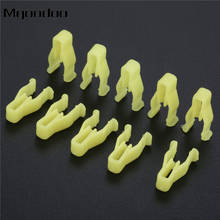 Mgoodoo 50Pcs Auto Fastener Vehicle Car Bumper Clips Control Panel Dashboard CD Player Clips Universal HE08 Yellow 2024 - buy cheap