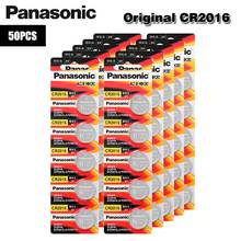 Panasonic-batería de litio de alta calidad para reloj, pila de botón cr2016 de 3V, modelo cr 2016 DL2016 ECR2016, Original, 50 Uds. 2024 - compra barato