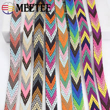 Meetee 5M Polyester Jacquard Webbings 22mm Backpack Pet Strap Webbing Label Ribbon Sewing Tape Bias Binding Clothing Accessories 2024 - buy cheap