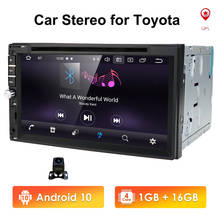 2 din Car Radio GPS Android 10 CAR DVD Player For Toyota RAV4 COROLLA Land cruise 100 200 Camry yaris prado 150Hilux ViosTerios 2024 - buy cheap