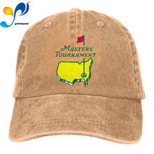 Print 3D Masters Golf Tournament Logo Logo Outdoor Leisure Baseball Caps Adjustable Hip Hop hat 2024 - buy cheap