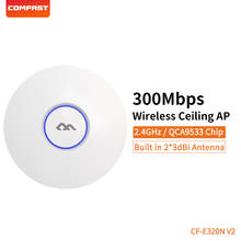 Ponto de acesso wi-fi qca9531, porta lan/wan rj45 48v poe 300mbps, roteador sem fio de alta potência, montagem na parede, uso interno ap 2024 - compre barato