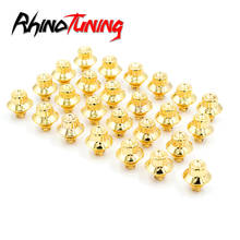 100pcs Universal 13mm Wheel Nuts Rivets For Rims Studs Cap Lip Screw Bolt Tires Decoration Replacement Car Accessories Gold 2024 - buy cheap