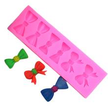 Cute Bow Shape Silicone Mold Fondant Cake Decorating Tools D027 2024 - buy cheap