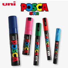 Uni POSCA Marker Pen Set PC-1M / 3M / 5M POP Poster Advertising Pen Water-based Marker Pen Beginner Painting Coloring Special 2024 - buy cheap