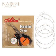 Naomi 1 SET Alice AM03 Mandolin Strings Plated Steel & Coated Copper Wound Strings Guitar Family Instruments 2024 - buy cheap