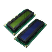 1 шт., ЖК-дисплей 1602 1602, модуль с зеленым экраном 16x2 символами, ЖК-дисплей, модуль, 5 В, зеленый экран и белый код для arduino 2024 - купить недорого