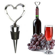 Heart Shaped Red Wine Champagne Wine Bottle Stopper Valentines Wedding Gifts Set Wine Stopper Bar Accessories Home Bars 2024 - buy cheap