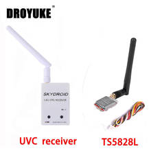 Droyuke-receptor de vídeo UVC de alta calidad, dispositivo FPV de 5,8G, enlace descendente OTG + Mini TS5828LS, 40 canales, 5,8G, 600mw, transmisor para VR, teléfono Android 2024 - compra barato