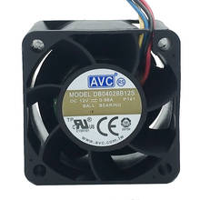 AVC New DB04028B12S 12V 0.96A 4CM 40mm 4028  4 wires server cooling fan violence  40*40*28MM 2024 - buy cheap