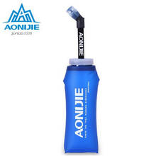 AONIJIE Portable Fast Suck Sports Running Sport Water Bottle Folding TPU Soft Water Flask With Long Straw Bicycle Water 2024 - buy cheap