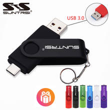 SunTrsi USB 3.0 Flash Drive 64gb Type-C Pen Drive 256GB Stick 128gb 16GB  Pendrive 32GB  for Type C Device and pc 2024 - buy cheap