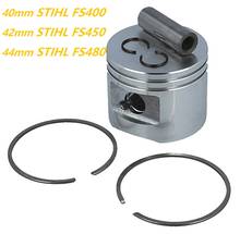 40mm 42mm 44mm Piston Ring Circlip Kit Set Fit STIHL FS400 SP400 SP450 FR450 FS450 FS480 Strimmer Blower Cylinder 4128 030 2005 2024 - buy cheap