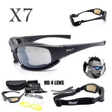 X7-gafas de sol polarizadas militares C5 Airsoft, gafas tácticas para Airsoftsports, gafas de tiro para motocicleta y ciclismo 2024 - compra barato